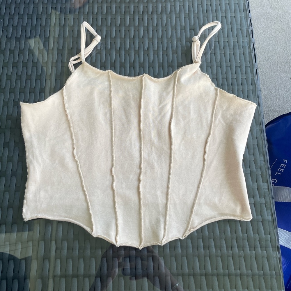 Solid Asymmetrical Hem Cami Top